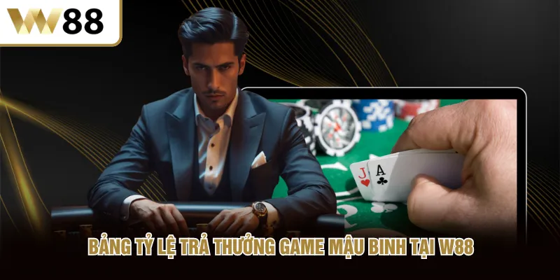 Bảng tỷ lệ trả thưởng game Mậu binh tại W88