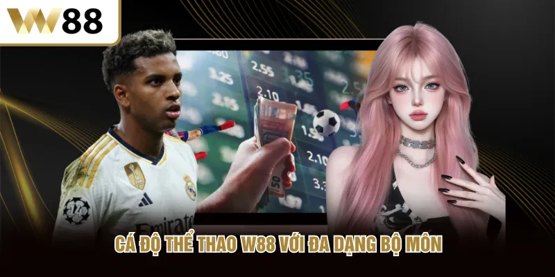 Cá độ thể thao W88 với đa dạng bộ môn