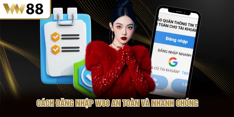 Cách đăng nhập W88 an toàn và nhanh chóng