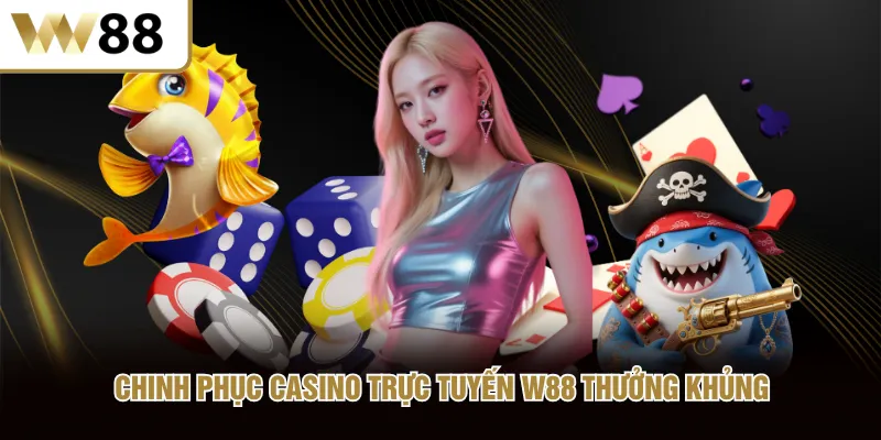 Chinh phục casino trực tuyến W88 thưởng khủng
