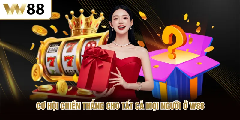 Cơ hội chiến thắng cho tất cả mọi người ở W88