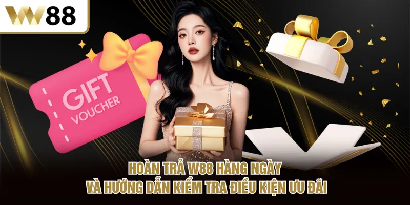 Hoàn trả W88 hàng ngày và hướng dẫn kiểm tra điều kiện ưu đãi