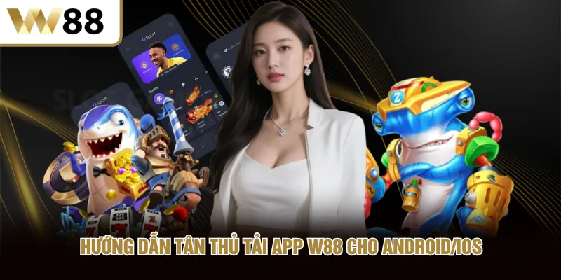 Hướng dẫn tân thủ tải app W88 cho Android/iOS