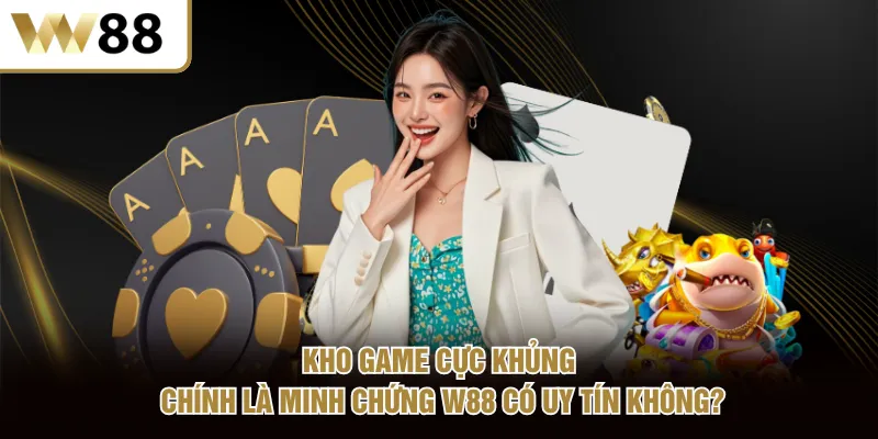 Kho game cực khủng chính là minh chứng W88 có uy tín không?