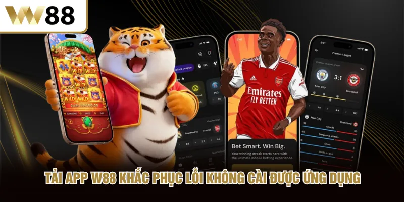 Tải app W88 khắc phục lỗi không cài được ứng dụng