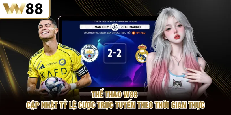 Thể thao W88 cập nhật tỷ lệ cược trực tuyến theo thời gian thực