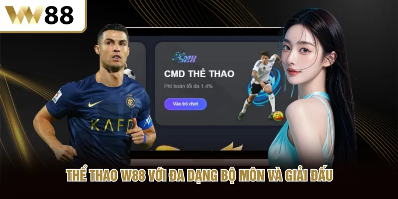 Thể thao W88 với đa dạng bộ môn và giải đấu